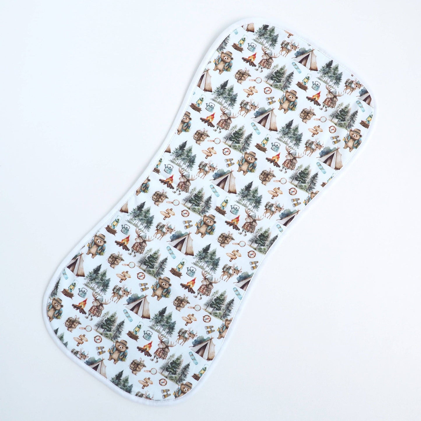 Burp Cloths - Let's Go Camping