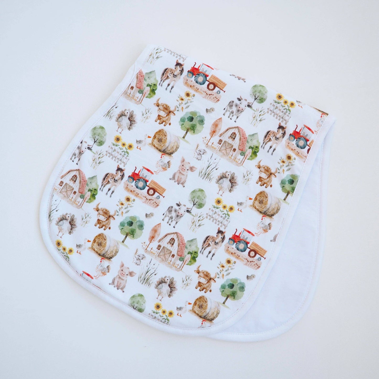 Burp Cloth - Farm Life