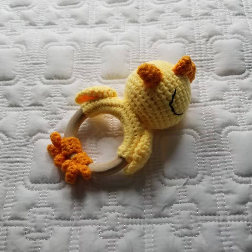 Little Chick | Hand-Crocheted Baby Rattle