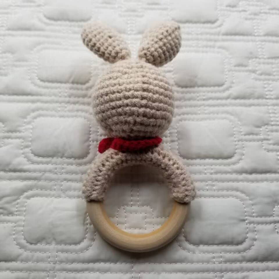 Cuddle Bunny | Hand-Crocheted Baby Rattle