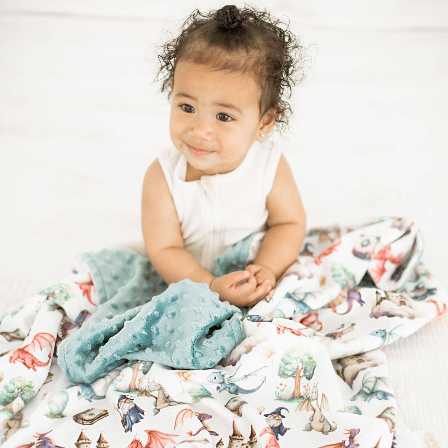 Baby & Toddler Minky Blanket - Dragon's Kingdom