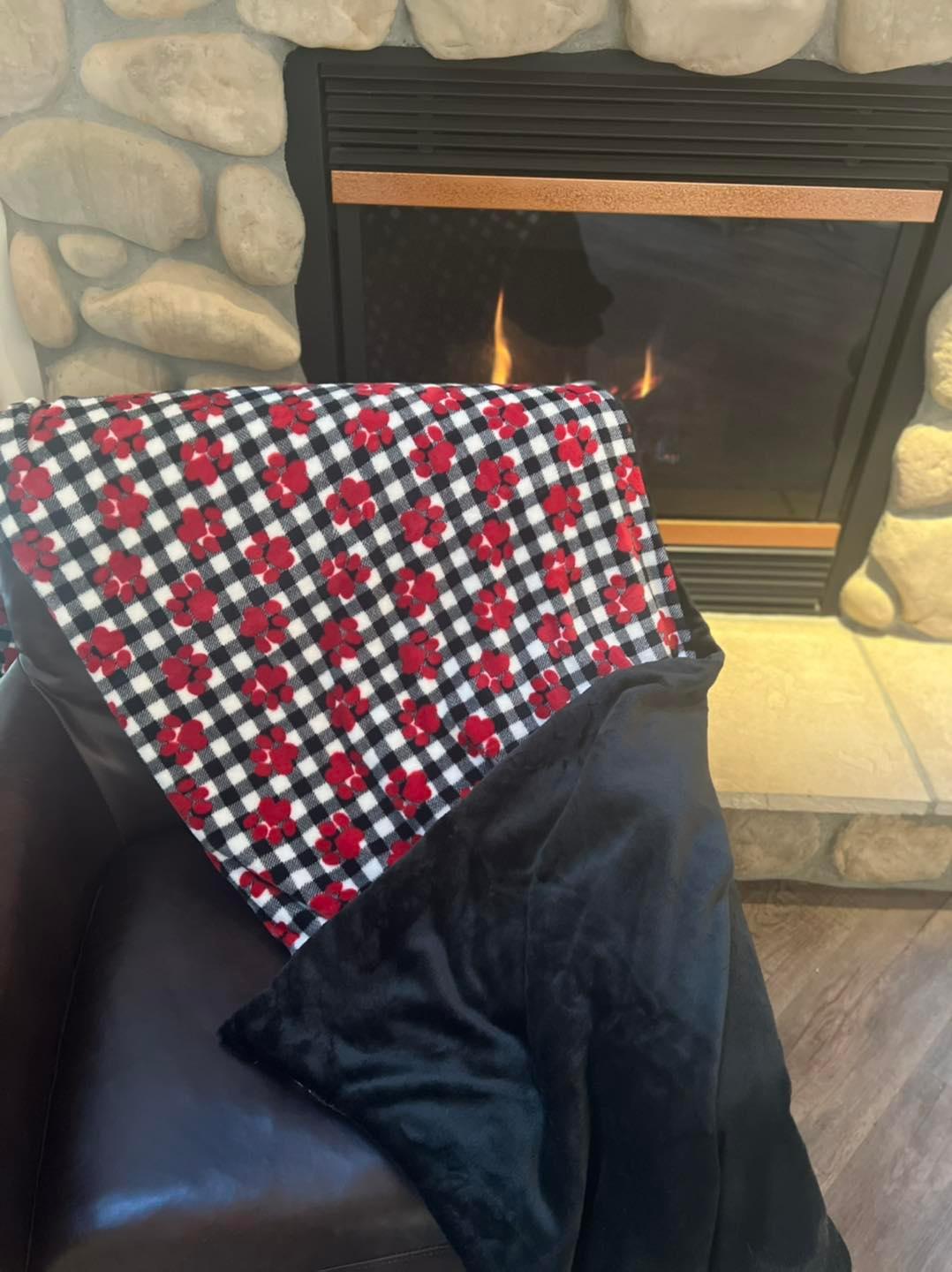 Plaid Puppy Paws