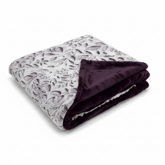 Plum Garden Luxe Blanket