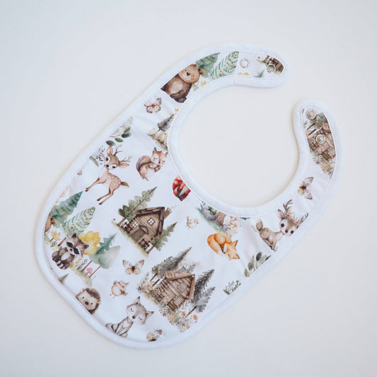 Baby Bib - Woodsy Woodland