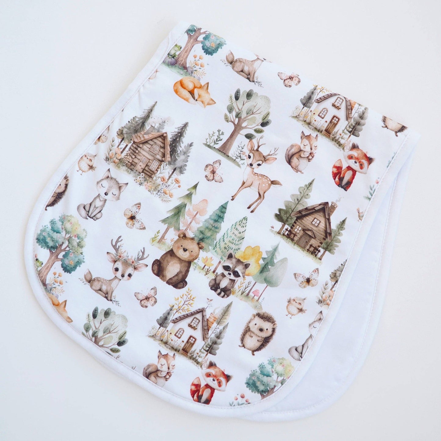 Burp Cloths - Woodsy Woodland