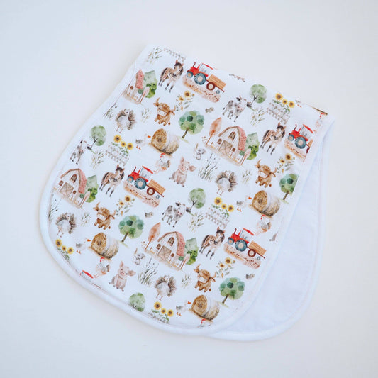 Burp Cloth - Farm Life