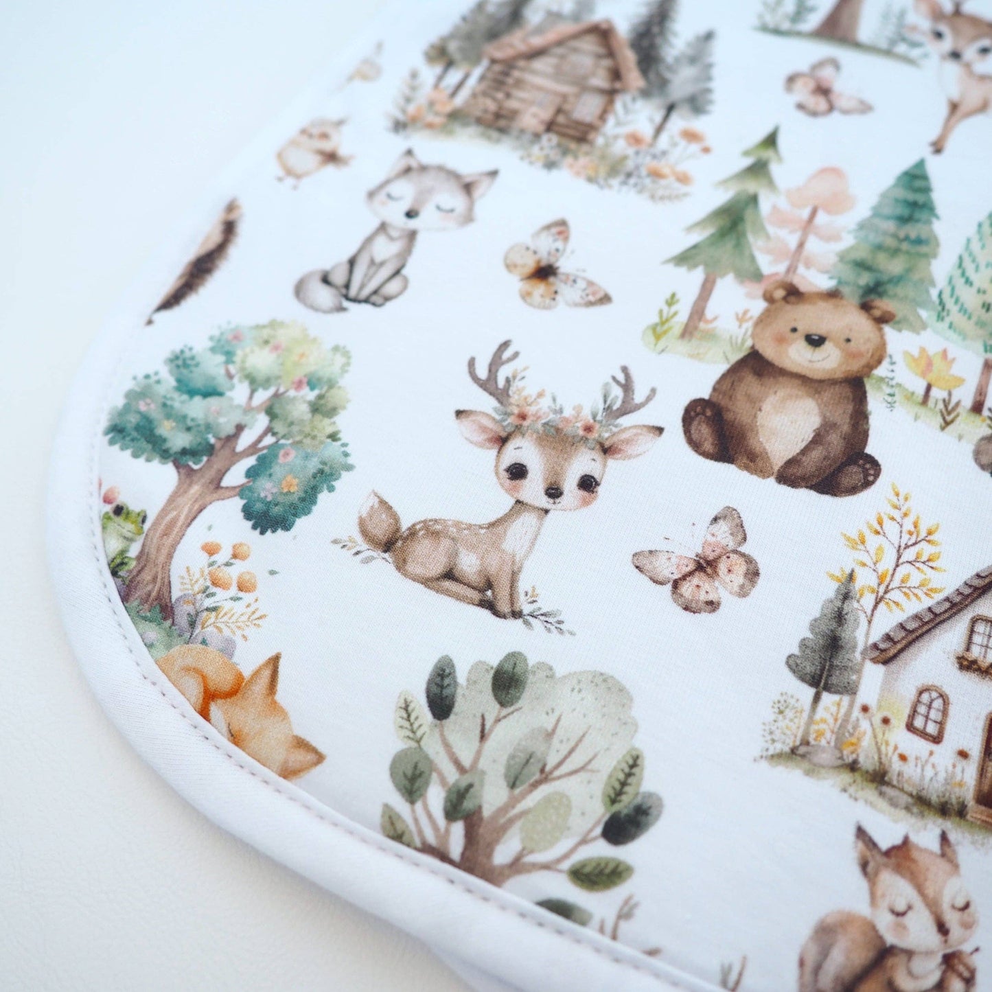 Burp Cloths - Woodsy Woodland
