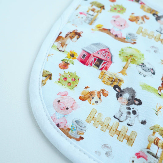 Baby Bib - Farm Animals