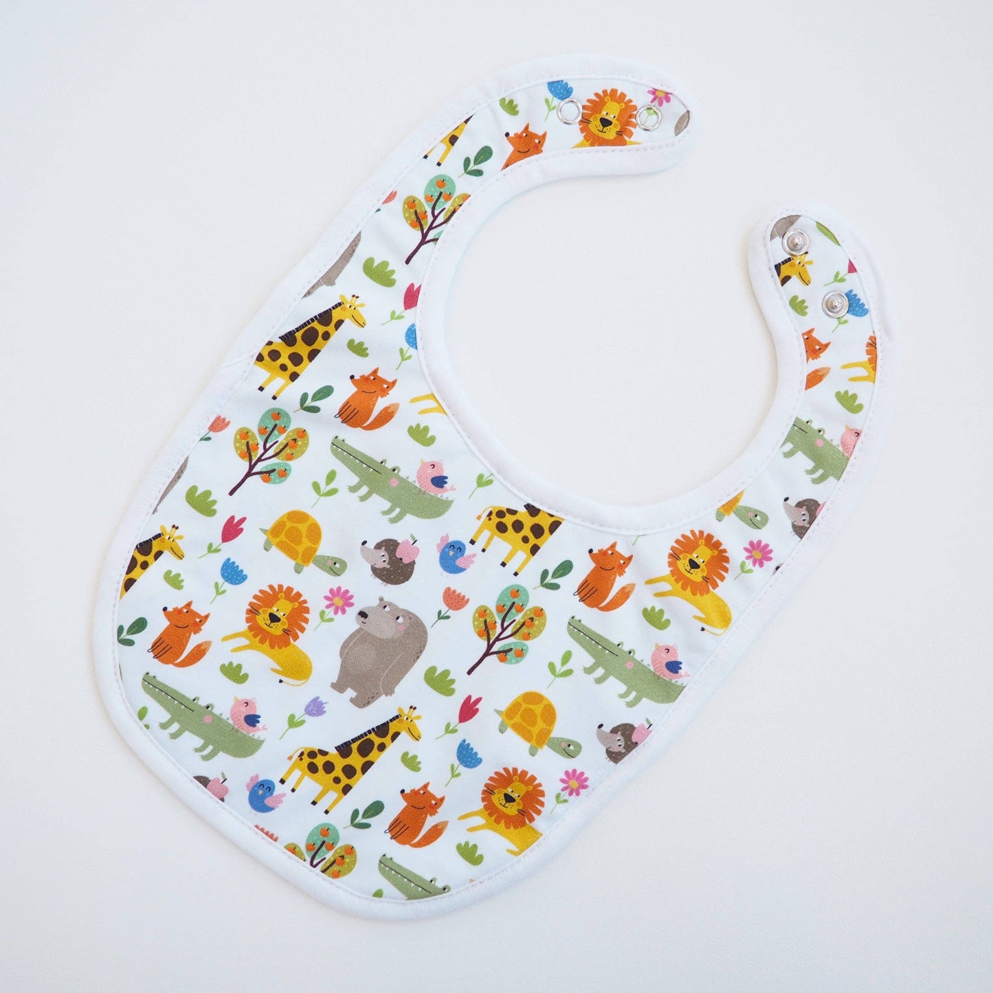 Baby Bib - Zoo Party