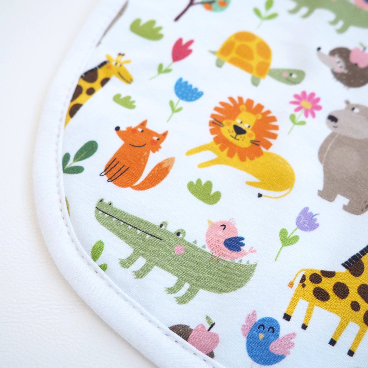 Baby Bib - Zoo Party